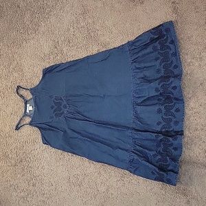 Old Navy trapeze strap Jean dress